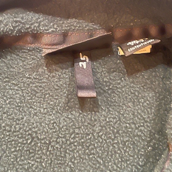 Vintage Patagonia Mens Retro Deep Pile Full Zip Fleece Jacket USA Made Green L - Picture 6 of 12